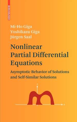 Nonlinear Partial Differential Equations: Asymptotic Behavior of Solutions and Self-Similar Solutions de Mi-Ho Giga