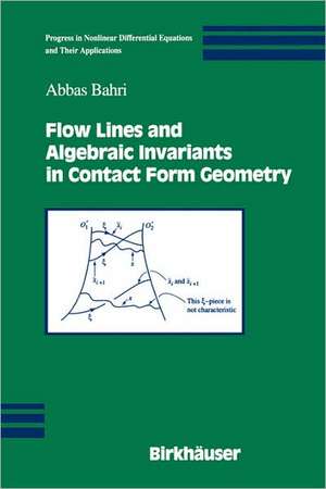 Flow Lines and Algebraic Invariants in Contact Form Geometry de Abbas Bahri