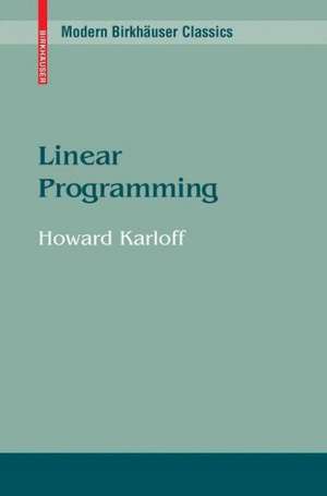 Linear Programming de Howard Karloff