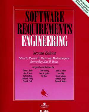 Software Requirements Engineering 2e Rev de Richard H Thayer