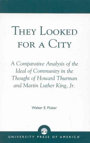 They Looked for a City de Walter E. Fluker