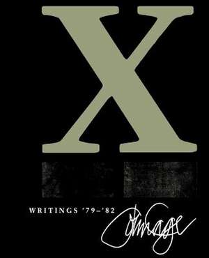 X: Writings 79 82 de John Cage