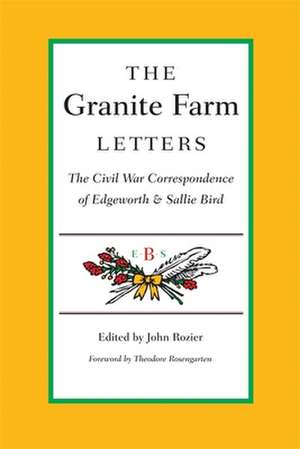 The Granite Farm Letters de John Rozier