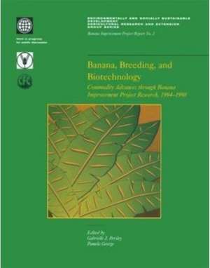 Bananas, Breeding, and Biotechnology: Commodity Advances Through Banana Improvement Project Research, 1994-1998 de Gabrielle J. Persley