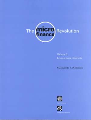 The Microfinance Revolution de Marguerite S. Robinson