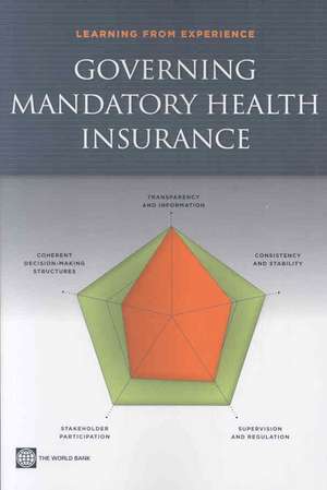 Governing Mandatory Health Insurance: Learning from Experience de William Savedoff