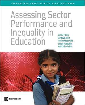 Assessing Sector Performance and Inequality in Education de Emilio Porta