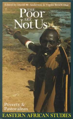 The Poor Are Not Us – Poverty and Pastoralism in Eastern Africa de David M. Anderson