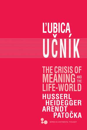 The Crisis of Meaning and the Life-World: Husserl, Heidegger, Arendt, Patocka de Lubica Ucník