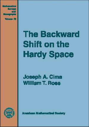 The Backward Shift on the Hardy Space de Joseph A. Cima