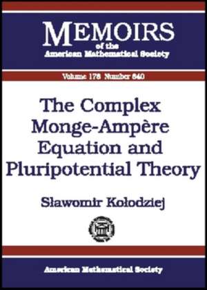 The Complex Monge-Ampere Equation and Pluripotential Theory