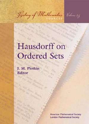 Hausdorff on Ordered Sets de Plotkin