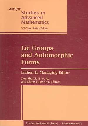 Lie Groups and Automorphic Forms de Lizhen Ji