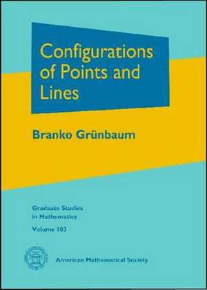 Configurations of Points and Lines de Branko Grunbaum