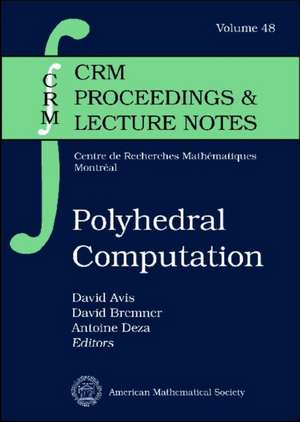 Polyhedral Computation