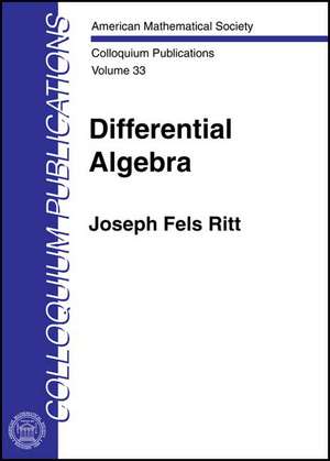 Differential Algebra