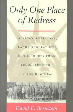 Only One Place of Redress – African Americans, Labor Regulations, and the Courts from Reconstruction to the New Deal de David E. Bernstein