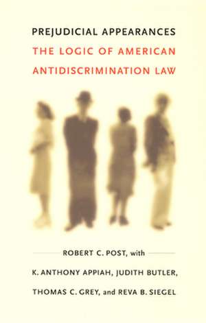 Prejudicial Appearances de Robert C Post