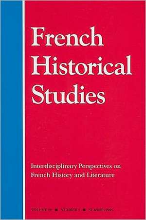 Interdisciplinary Perspectives on French Literatur e and History de R. Schneider