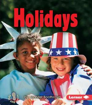 Holidays de Jennifer Boothroyd