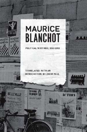 Political Writings, 1953–1993 de Maurice Blanchot