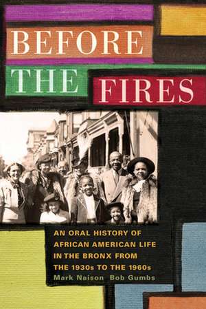 Before the Fires de Mark D. Naison