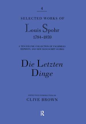 Die\Letzten Dinge de Clive Brown