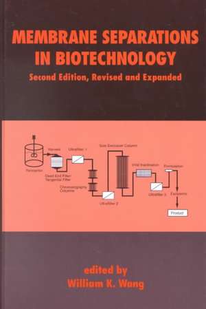 Membrane Separations in Biotechnology de William K. Wang