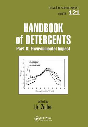 Handbook of Detergents, Part B: Environmental Impact de Uri Zoller