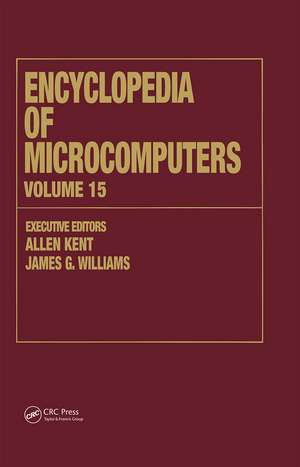 Encyclopedia of Microcomputers: Volume 15 - Reporting on Parallel Software to SNOBOL de Allen Kent