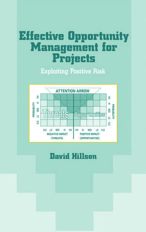 Effective Opportunity Management for Projects: Exploiting Positive Risk de David Hillson