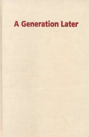 A Generation Later de James F Eder