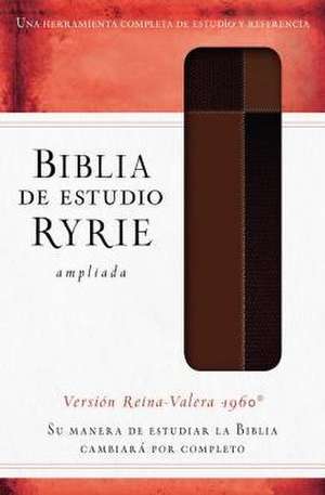 Biblia/Estudio/Ryrie Amp-Marrón Duo IND de Charles C. Ryrie