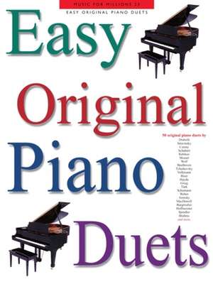 Easy Original Piano Duets de Music Sales Corporation