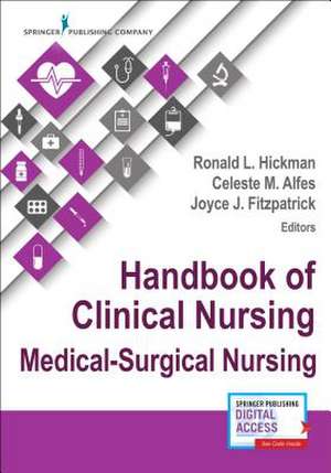 Handbook of Clinical Nursing: Medical-Surgical Nursing de Joyce J Fitzpatrick