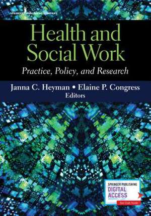 Health and Social Work de Elaine DSW MSW Congress