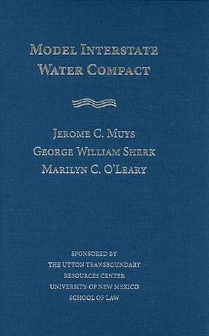 Model Interstate Water Compact de Jerome C. Muys