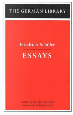 Essays: Friedrich Schiller de Walter Hinderer