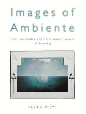 Images of Ambiente: Homotextuality and Latin (O/A) American Art, 1810-Today de Rudi C. Bleys