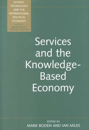 Services and the Knowledge-Based Economy de Mark Boden