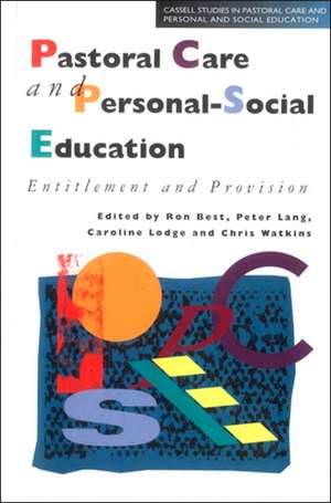 Pastoral Care And Personal-Social Ed de Ron Best