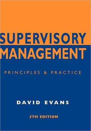 Supervisory Management de David Evans