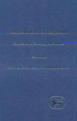 Dimensions of Baptism: Biblical and Theological Studies de Stanley E. Porter