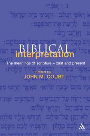 Biblical Interpretation: A Historical Reader de John M. Court