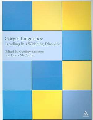 Corpus Linguistics: Readings in a Widening Discipline de Geoffrey Sampson