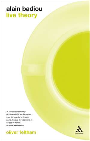 Alain Badiou de Oliver Feltham