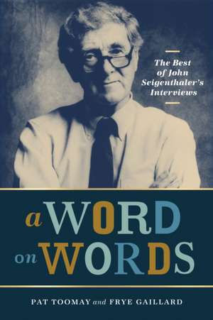 A Word on Words de Pat Toomay