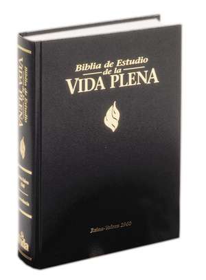 Biblia de estudio de la vida plena Reina Valera 1960, Piel Fabricada, Negro / Spanish Full Life Study Bible, Reina Valera 1960, Bonded Leather, Black de Zondervan