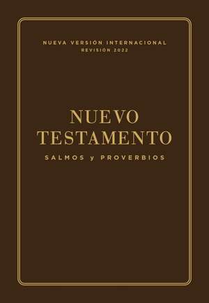 NVI, Nuevo Testamento de bolsillo, con Salmos y Proverbios, Leatherflex, Café de Vida