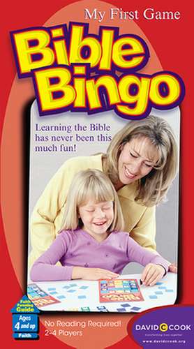 Bible Bingo Board Game de Cook David C